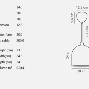 Lustra/Pendul camera copii design nordic Gaston roz 229881 universul-luminii.ro