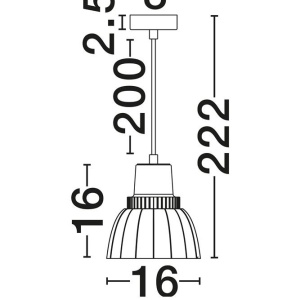Lustra, Pendul ceramic PICCO - Img 3