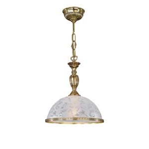 Lustra, Pendul clasic din alama si sticla 6202 102001 universul-luminii.ro