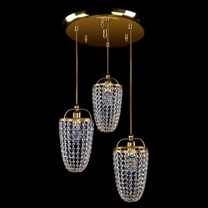 Lustra, Pendul cristal Bohemia diam.37cm SMALL GAME 02-03 CE - Img 1