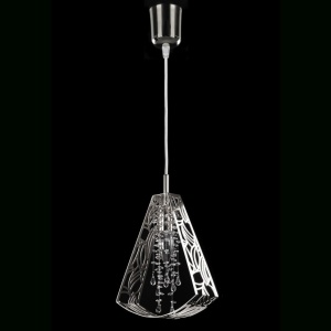 Lustra, Pendul cu model design minimalist SWING 01+Cristal Bohemia Exclusive - Img 1