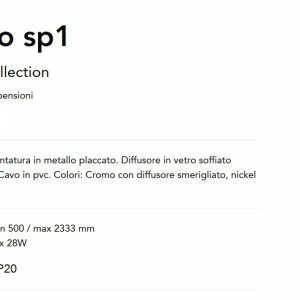 Lustra/Pendul design decorativ Cono sp1 crom - Img 4