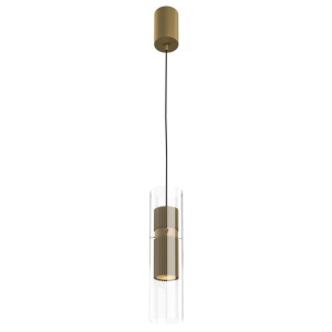 Lustra, Pendul design minimalist modern Dynamics auriu mat - Img 9
