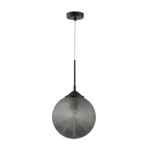 Lustra / Pendul design modern Athena negru/fumuriu NVL-9191210