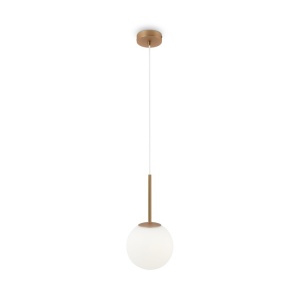 Lustra, Pendul design modern Basic form auriu, diametru 18cm 118711 universul-luminii.ro