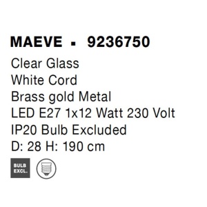 Lustra, Pendul design modern MAEVE 104581 universul-luminii.ro
