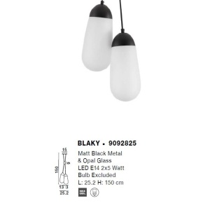 Lustra/Pendul design modern minimalist BLAKY - Img 4