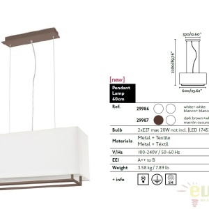 Lustra / Pendul design modern VESPER-1 29986 66001 universul-luminii.ro