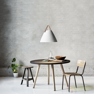Lustra / Pendul design nordic Strap 48 alb 84353001 DFTP - Img 5
