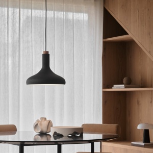 Lustra, Pendul Design Scandinav Fuji negru - Img 8