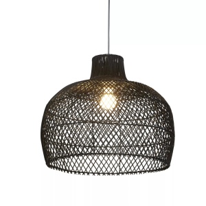 Lustra/Pendul din ratan design decorativ Bell 50cm - Img 2