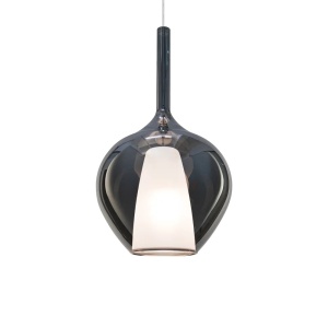Lustra, Pendul din sticla KALIQUE-1 SP1 D28 FUME