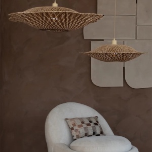 Lustra/Pendul Eco, Bambus, Madura nat/brown, S 243411 universul-luminii.ro