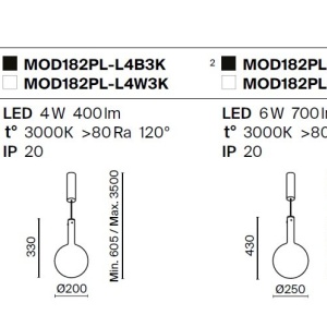 Lustra/Pendul LED design decorativ Nebula 25cm negru 225671 universul-luminii.ro