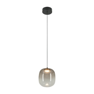 Lustra/Pendul LED design decorativ VITRO maro/negru - Img 3