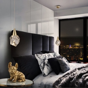 Lustra / Pendul LED design modern decorativ Aquaria auriu 109941 universul-luminii.ro
