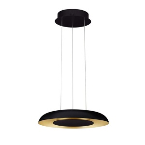 Lustra/Pendul LED design modern EPOSI negru/auriu