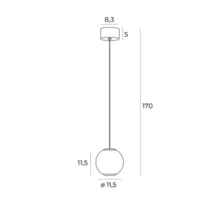 Lustra, Pendul LED design modern NOBILE - Img 3