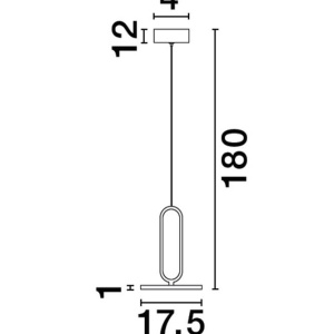 Lustra/Pendul LED stil minimalist GEA - Img 5