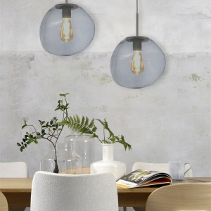 Lustra/Pendul modern design decorativ Helsinki boulder gri - Img 4