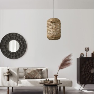 Lustra / Pendul modern design natural GRIFFIN D-27cm 108891 universul-luminii.ro