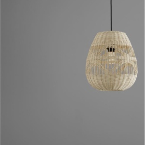 Lustra / Pendul modern design natural ratan MARLO D-30cm 205421 universul-luminii.ro