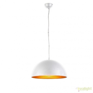 Lustra / Pendul modern design nordic 40cm MODENA alb/auriu - Img 1