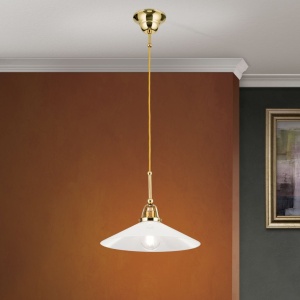 Lustra, Pendul realizat manual design rustic ARTDESIGN, alama lucioasa - Img 8