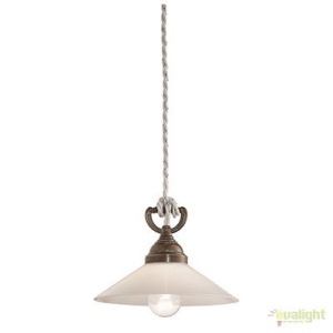 Lustra, Pendul rustic fabricat manual diametru 20cm Tabia 212.07.OV - Img 1