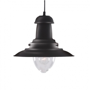 Lustra / Pendul stil industrial Fisherman negru 4301BK SRT