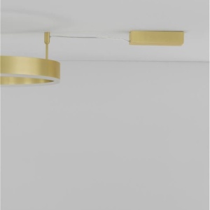 Lustra/Plafoniera LED dimabila design circular MOTIF bronz 60cm 121611 universul-luminii.ro