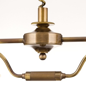Lustra realizata manual design rustic ARTDESIGN, patina/ champagne 163581 universul-luminii.ro