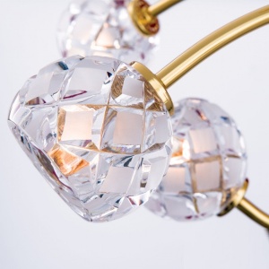 Lustra reglabila design modern de lux Maderno 9L aurie 198361 universul-luminii.ro
