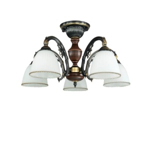 Lustra rustica aplicata cu 5 brate design italian 3800 106331 universul-luminii.ro