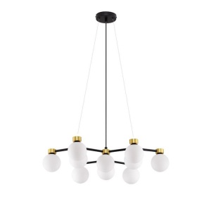 Lustra suspendata cu 10 surse de lumina DOMINO