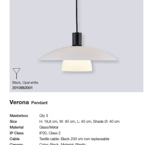 Lustra suspendata design clasic scandinav Verona 2010863001 NL 188981 universul-luminii.ro