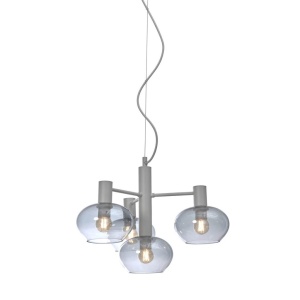 Lustra suspendata design decorativ Bologna 4L gradient/gri - Img 1