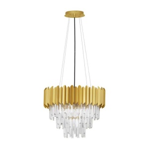 Lustra suspendata design elegant MAGNOLIA aurie - Img 1