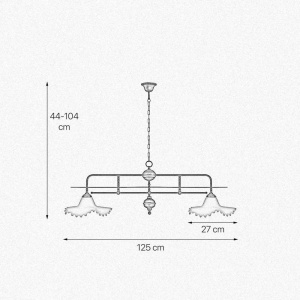 Lustra suspendata design italian Biliard - Img 4