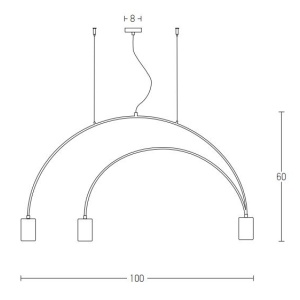 Lustra suspendata design minimalist Joshua - Img 4