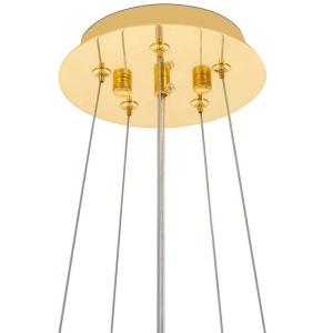 Lustra suspendata design minimalist Tub 10 auriu 239331 universul-luminii.ro