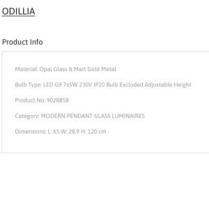 Lustra suspendata design modern decorativ ODILLIA 7L 138851 universul-luminii.ro