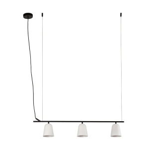 Lustra suspendata design modern Studio alb - Img 1