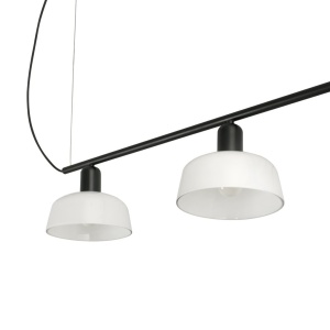 Lustra suspendata design modern TATAWIN alb 122641 universul-luminii.ro