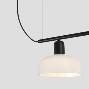 Lustra suspendata design modern TATAWIN alb 214451 universul-luminii.ro