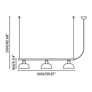 Lustra suspendata design modern TATAWIN alb - Img 11