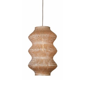 Lustra suspendata Eco, Bambus, Barbados natural, XL