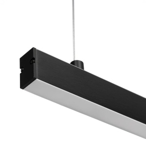 Lustra suspendata LED, 120cm, Otel, Negru, MIAMI 246091 universul-luminii.ro