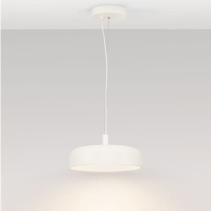 Lustra suspendata LED 3000K NOELIA crem 40cm - Img 2