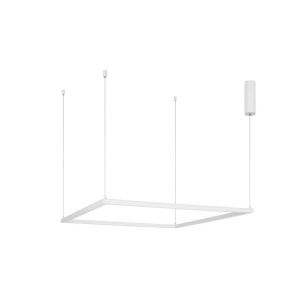 Lustra suspendata LED dimabila design modern ETERNA alb NVL-9990731